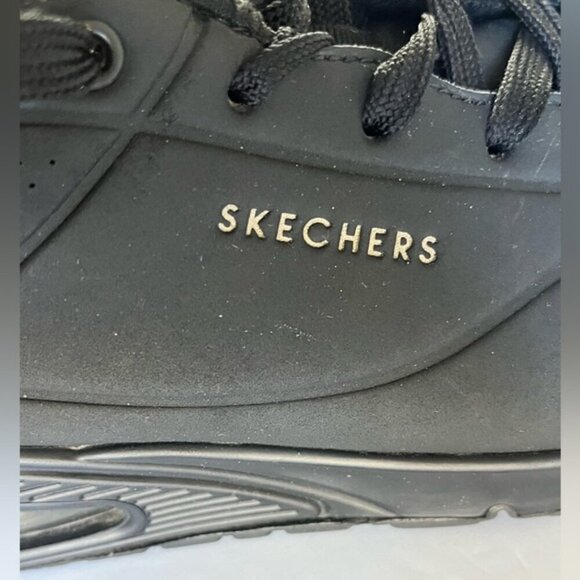 Skechers Men’s Black Athletic Sneakers Size 10 (EU 40) Air Cooled Memory Foam - Picture 13 of 16